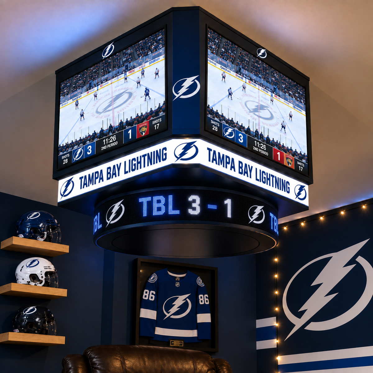 PREORDER - Tampa Bay Lightning LED Jumbotron