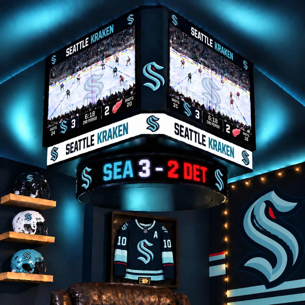 PREORDER - Seattle Kraken LED Jumbotron