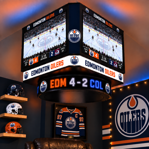 PREORDER - Edmonton Oilers LED Jumbotron